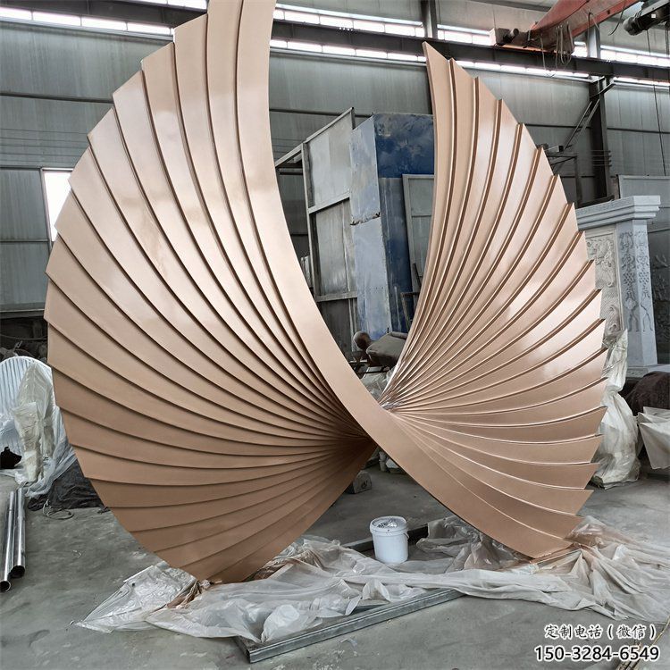 白云羽翼雕塑常用，景觀概念，不銹鋼羽翼雕塑展品