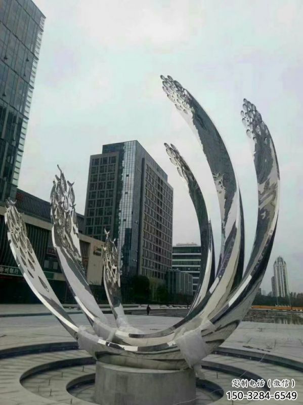 臨高地面噴泉雕塑小品，圓環結構概念，旱地水景噴泉體系