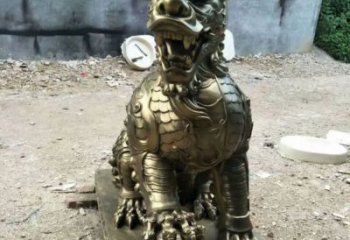 畢節(jié)校園麒麟雕塑，拉絲海洋雕塑，卡通主題