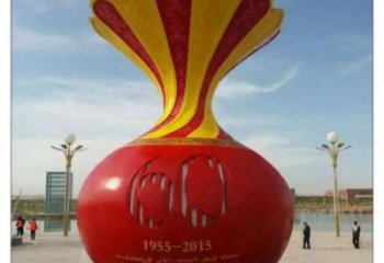 萬寧花瓶雕塑工廠選用，街道標識，玻璃鋼花瓶雕塑批發