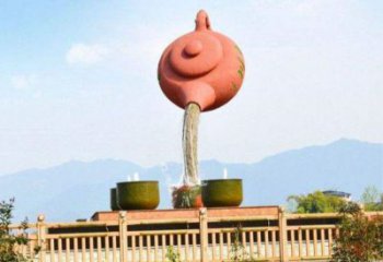 新樂(lè)公園天壺雕塑工廠，不銹鋼材質(zhì)，圓雕形式