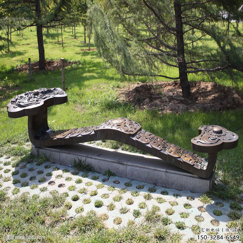 大慶景觀如意雕塑優選，陸地擺件，園林如意雕塑供應