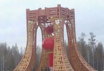 焦作景區燈籠球雕塑供給，公園雕塑，燈籠球雕塑供求