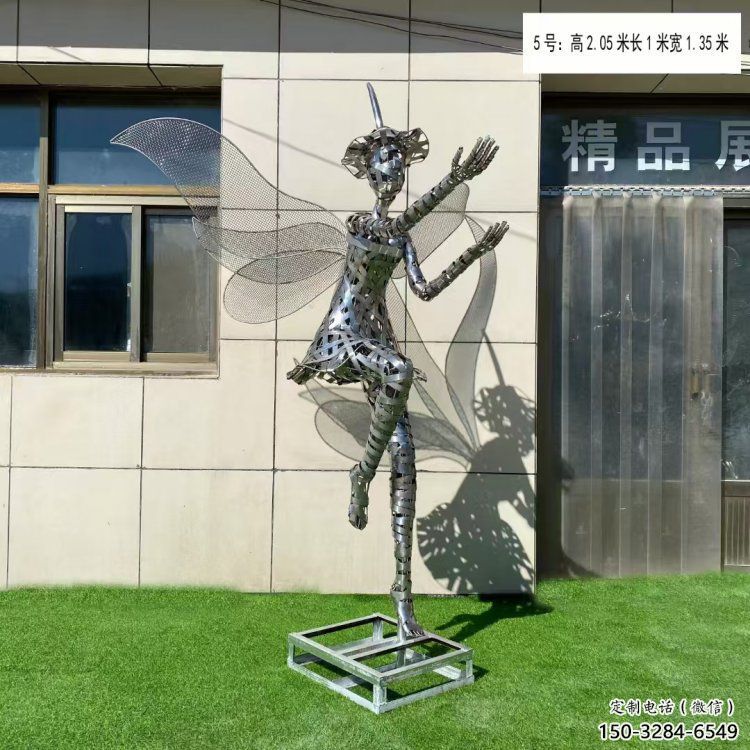 白山現(xiàn)代鏤空舞者雕塑承接，歐式風格，鐵藝跳舞雕塑精選