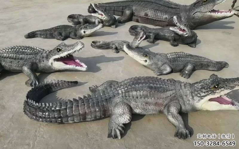 通化園林鱷魚雕塑