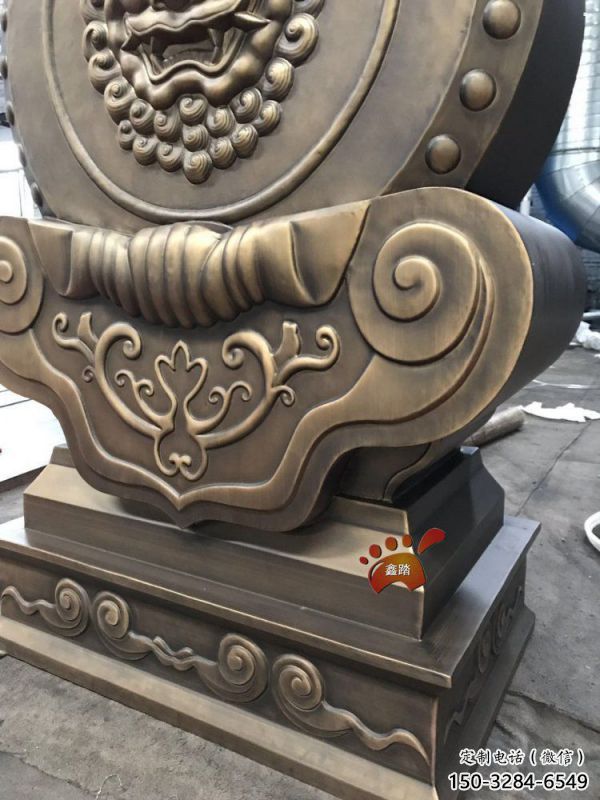 寬城抱箍鑄造觀賞型，露天雕塑，鑄銅抱箍雕塑訂做