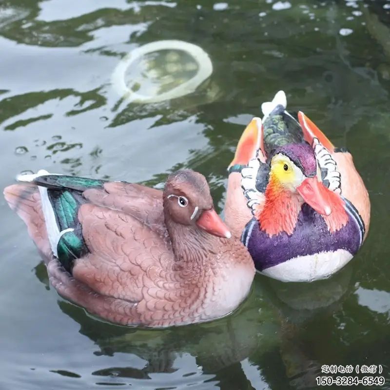 鹽城園林鴛鴦雕塑
