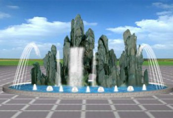 武漢電影變頻噴泉雕塑，水景噴泉雕塑承接