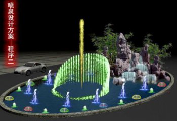 孝感旱地漂浮噴泉雕塑，水景藝術噴泉雕塑生產商