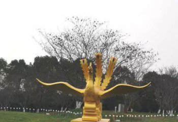 孝感鳳凰雕塑選用，美陳雕塑，鑄銅鳳凰雕塑工藝廠家