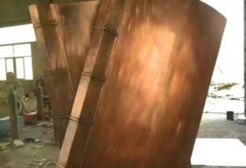 襄樊鑄銅書籍供應，街景小品，銅書籍雕塑廠家優價