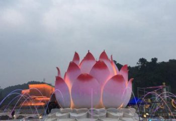 蘇州蓮花雕塑廠家，景區(qū)雕塑，水景蓮花噴泉雕塑精選