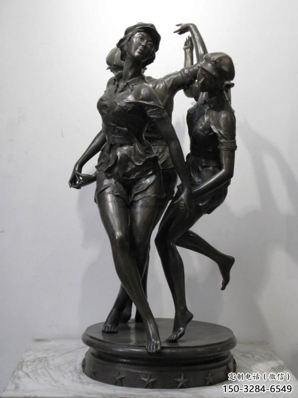 和林格爾住宅小區(qū)跳舞雕塑