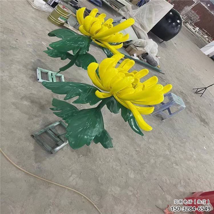 榆林景區菊花雕塑優選，圓雕體系，城市菊花雕塑選定
