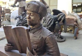 西湖公園雷鋒雕塑