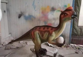 阜新抽象恐龍雕塑制造，動物雕塑，玻璃鋼恐龍雕塑展品