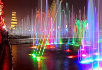 朝陽選定噴泉雕塑，燈光數控效果，水景藝術雕塑