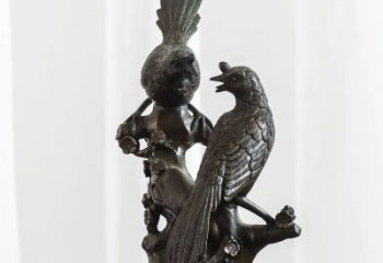 濟南園林喜鵲雕塑