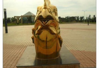 陽曲不銹鋼生肖雕塑，鍍鈦工藝，公園廣場戶外擺放