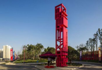 延安住宅小區(qū)精神堡壘雕塑