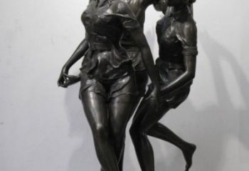 陽住宅小區(qū)跳舞雕塑