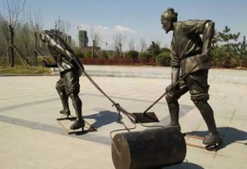 資陽民俗農(nóng)夫雕塑