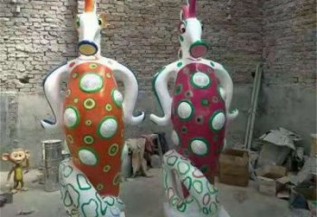 昆明幼兒園河馬雕塑，動(dòng)漫文化雕塑，卡通動(dòng)物制作