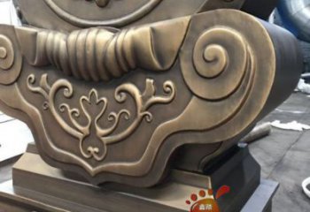 下城抱箍鑄造觀賞型，露天雕塑，鑄銅抱箍雕塑訂做